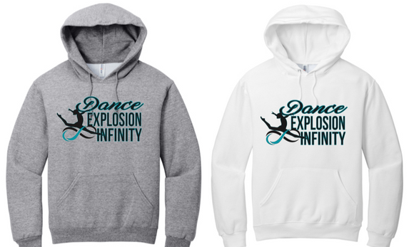 Dance Explosion Inifinity - Hoodie Sweatshirt (White or Grey)