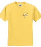 St. Joseph Cockeysville - Circle - Short Sleeve Shirt (Island Yellow, Tennessee Orange, Deep Purple, True Red or Kelly Green) (Youth and Adult)