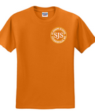 St. Joseph Cockeysville - Circle - Short Sleeve Shirt (Island Yellow, Tennessee Orange, Deep Purple, True Red or Kelly Green) (Youth and Adult)