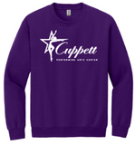 Cuppett Performing Arts Center - Crewneck Sweatshirt (Charcoal, White or Purple) (Youth and Adult)