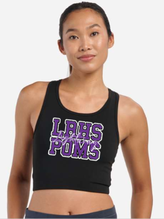 LRHS Poms - Sports Bra