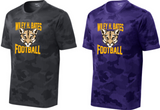 WHBMS - SPORTS - Camo Hex Short Sleeve Shirt (PICK YOUR SPORT) (Black or Purple)