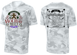 2025 ASC Holiday Swim Meet - White Camo Hex Short Sleeve Shirt (Youth or Adult)