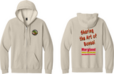 Maryland Bonasai - Full Zip Hoodie (Grey, Black, Military Green, Sandstone and Charcoal Grey)