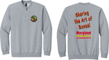 Maryland Bonasai - 1/4 Zip Hoodie (Grey, Black, Military Green, Sandstone and Charcoal Grey)