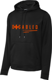 D+SABLED - Performance Hoodie Sweatshirt (Create your own with Sweatshirt and Print Color)