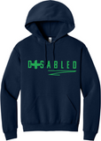 D+SABLED - Hoodie Sweatshirt (Create your own with Sweatshirt and Print Color)