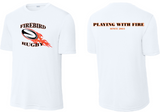Firebirds RFC - PLAYING WITH FIRE Performance Short Sleeve Shirt (Black or White)