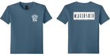 Watershed - Classic Short Sleeve Shirt (Soft Cotton) (Indigo Blue or Light Blue)
