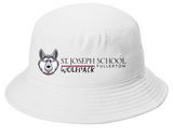 St. Joseph - White Bucket Hat (Stacked or Wolfpack Logo)
