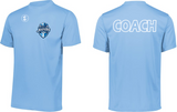 SPN Soccer Coach - RacerMesh Performance Printed Polo Shirt OR Crewneck Performance Shirt (Men's or Ladies Cut)
