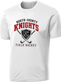 NCHS Field Hockey - Official Performance Short Sleeve (White, Black, Silver, or Pink)