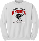 NCHS Field Hockey - Official Crew Neck Sweatshirt (White, Grey, Black or Pink) - ALL Sizes
