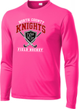 NCHS Field Hockey - Official Long Sleeve T Shirt (White, Black, Pink or Grey) - ALL SIZES