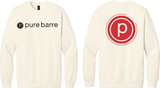 Pure Barre - Cozy Crewneck Sweatshirt (Crofton or Olney) (Ivory)