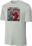 North County Best Buddies - Performance Short Sleeve (White or Silver)