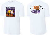 North County Best Buddies - BOO CREW - Performance Short Sleeve (White or Silver)