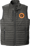 Packable Puffy Vest (Black or Grey)