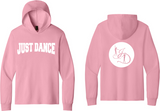 Just Dance - Letters - Long Sleeve Hoodie Shirt (Black, Grey or Pink)