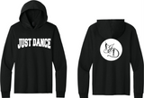 Just Dance - Letters - Long Sleeve Hoodie Shirt (Black, Grey or Pink)