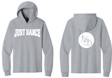 Just Dance - Letters - Long Sleeve Hoodie Shirt (Black, Grey or Pink)