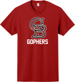 Glen Burnie Gophers - Short Sleeve Shirt (Red, White, Grey or Black)