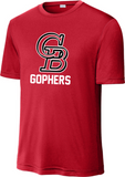 Glen Burnie Gophers - Performance Short Sleeve Shirt (White, Grey, Black or Red)