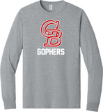 Glen Burnie Gophers - Long Sleeve Shirt (White, Grey, Black or Red)