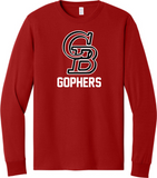 Glen Burnie Gophers - Long Sleeve Shirt (White, Grey, Black or Red)