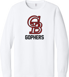 Glen Burnie Gophers - Long Sleeve Shirt (White, Grey, Black or Red)