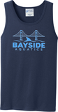 Bayside - Unisex Tank Top (White or Navy Blue)
