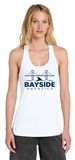 Bayside - Racer Back Tank Top (White or Navy)