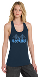 Bayside - Racer Back Tank Top (White or Navy)