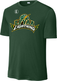 LF Lightning - Flag Performance Short Sleeve Shirt (Black, Gold or Green)