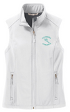Docksiders - Women's Core Soft Shell Vest (Battleship Grey, Black or Marshmallow) (EMBROIDERED)
