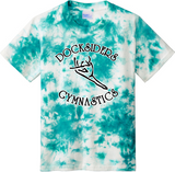 Docksiders - Crystal Tie-Dye SS Shirt (Teal and Black or Teal and White)