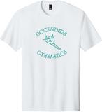 Docksiders - District Blended SS T Shirt (Black, Heathered Charcoal, Heathered Teal, Light Heathered Grey, or White)