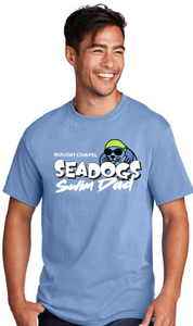 Seadogs - Swim Dad Light Blue Short Sleeve Shirt