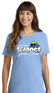 Seadogs - Swim Mom Light Blue Short Sleeve Shirt