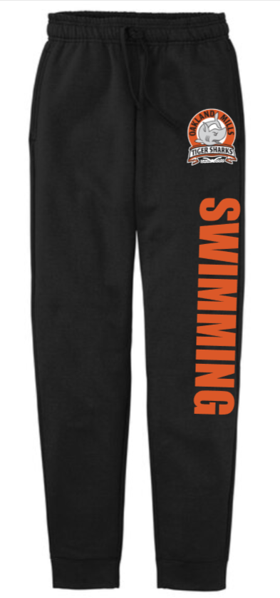 Oakland Mills Swim Team - Black Jogger Sweatpants