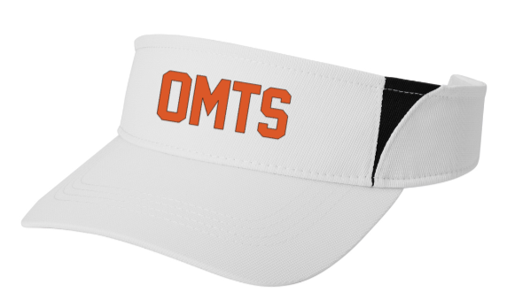 Oakland Mills Swim Team - White Sport Tek Visor