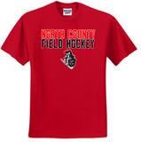 NCHS Field Hockey - Official Short Sleeve T Shirt (Black, White, Grey, Pink or Red) - ALL SIZES