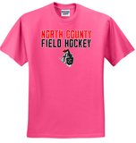 NCHS Field Hockey - Official Short Sleeve T Shirt (Black, White, Grey, Pink or Red) - ALL SIZES