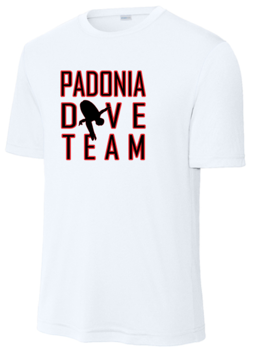 Padonia Dive - White Performance Short Sleeve Shirt