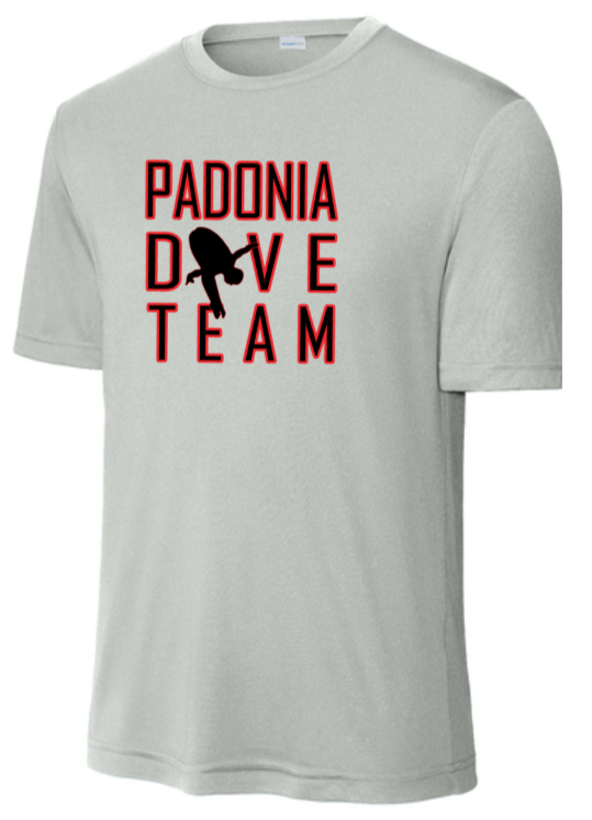 Padonia Dive - Silver Performance Short Sleeve Shirt