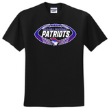 OM Patriots - Patriots Football Short Sleeve T Shirt (Red, White or Grey)