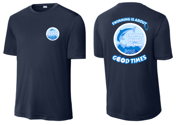 CVST - Performance Short Sleeve Shirt (White, Silver or Navy Blue)