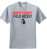 NCHS Field Hockey - Official Short Sleeve T Shirt (Black, White, Grey, Pink or Red) - ALL SIZES