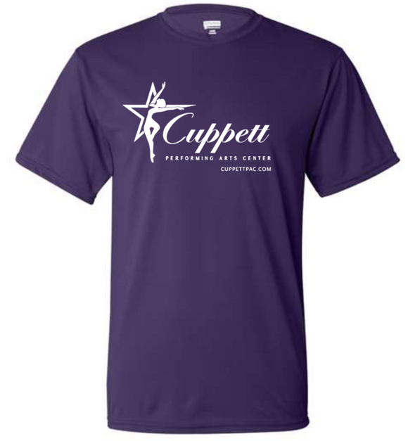Cuppett Performing Arts Center - Standard (Unisex Performance SS) (Purple or Graphite)