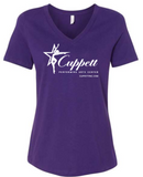 Cuppett Performing Arts Center - Standard - Women's Relaxed Fit Vneck (Purple or Grey)